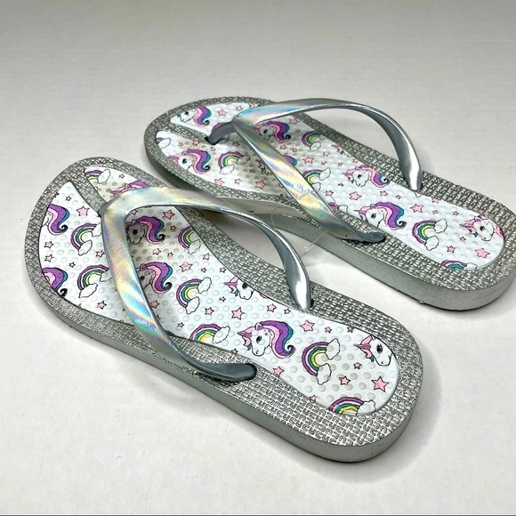 Girls Unicorn 🦄 Details Flip flops - Picture 2 of 5